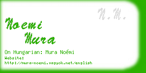 noemi mura business card